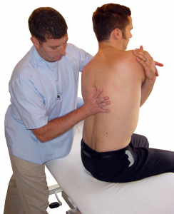 Chiro and client